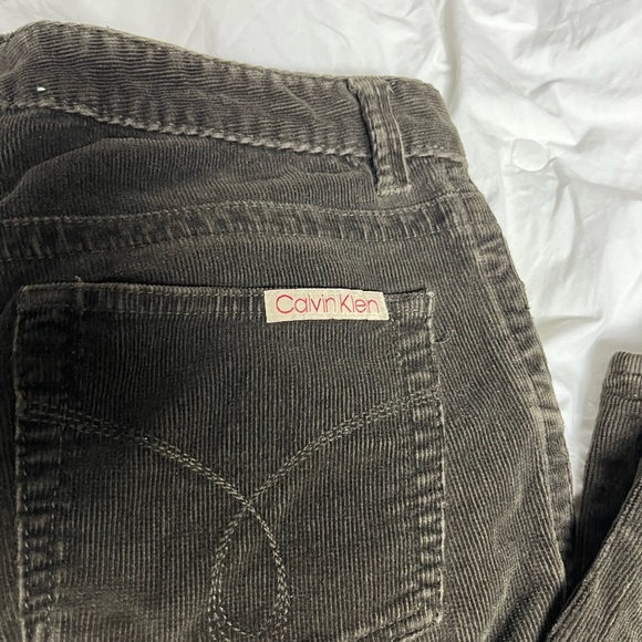 Brown corduroy CK pants - Picture 2 of 3